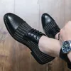 Sapatos casuais homens couro britânico brogue vestido chegada formal negócios oxfords para festa de casamento