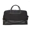 Borse portaoggetti da viaggio Dropbottom Weekender Duffel poliestere nero