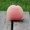 Party Decoration 5 PCS Artificial Peach Decor for Home Fake Fruit Decore Kitchen Decore Faux Material Dekorationer