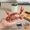 Haut-parleurs Animal Crab en forme de haut-parleur Bluetooth Telepre de téléphonie mobile Crab Crab Subwoofer Bluetooth Audio Wireless Small haut-haut de bureau