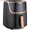 Air Fryers GoWISE US GW22955 7-quart electric air fryer with dehydrator and 3 stackable racks digital touch screen Y240402