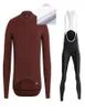 Winter Thermal Fleece Cycling Jersey Set Mens Long Sleeve Mtb Mountain Bike Clothes Sportkläder Suit Spacing Sets2840812