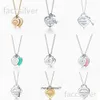 Pendant Necklaces 2024 Pendant Necklaces Classic 925 Sterling Silver Necklace Double Heart Pendant Necklace Man Women Party Wedding Jewelry High Quality Y220314