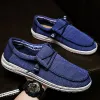 Shoes Canvas Zapatillas Hombre Mens Sport Sneakers Slipon Male Walk Lightweight Loafers Boats Dude Deck Shoes Outdoor Footwear 3948