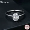 Anello di fidanzamento Solitario da donna Anelli di promessa Argento sterling 925 con placcato oro bianco MSR049 240402