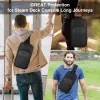 Sacos Saco de armazenamento crossbody para Steam Deck Console À prova de choque Caso de ombro protetor compatível com Nintendo Switch Acessórios