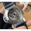 HETS Watches Designer Fashion Mechanical Super Lumin 316L Case en acier inoxydable 44 mm Style de montre-bracelet atmosphérique