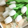 Dekorative Blumen, gefälschte Tulpen, realistische simulierte Tulpen, schöner künstlicher Blumenstrauß für Zuhause, Hochzeit, Party, Dekoration. Hochwertig