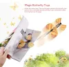 Magic Flying Butterfly Wind Butterfly Fairy Flying Toys Winging Rubber Band Toy Color Bookmark Party Great Surpris Gift