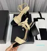 Designer -Sandals Shoes Heel Buckle Sandals Slipper Ankle Strap Shoes