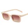 Sunglasses Vintage Retro Women Rectangle Shape Party Travelling Glasses Male Female Factory Low Price Woman Trend