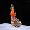 Estatuetas decorativas 21cm Sakyamuni Vairocana Estátua de Buda Tibete Jambhala Branco Verde Tara Padmasambhava Quatro braços Guanyin Vajrasattva