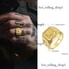 KC Bald Eagle Signet Ring for Men 14K Yellow Gold Bird Stamp Bird Rings Hawk Band Jewelry Designer Champion Ring 942