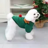 犬のアパレル暖かいクリスマス服ソフト子犬猫ハロウィーンコスチュームペットイヤーウィンターコート小さなチワワ