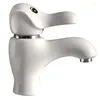 Bathroom Sink Faucets Children Lovely Cartoon Elephant Ceramic Wash Basin Cold And Water Fauects Tap Mixer For Drain