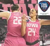 Caitlin Clark Monika Czinano Iowa Hawkeyes Donna 2024 Final Four Maglia da basket Kylie Feuerbach Molly Davis Sharon Goodman Kennise Johnson Iowa Maglia