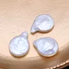 3 pezzi di perle di acqua dolce naturale per perle d'acqua irregolari goccia ovale perle a croce di pesca per gioielli fai da te che prepara accessori per collana