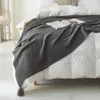 Cobertores Nordic Borla Malha Bola Cobertor Escritório Ar Condicionado Almoço Capa de Lã Sofá Lazer