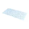 Bath Mats Rectangle Shower Anti-skid PVC Stone Carpet Suction Cup Long Kitchen Bathroom Foot Pad