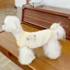 Abbigliamento per cani giubbotti pile Cat Cat Coat Associazioni invernali Chihuahua Yorkshire Terrier Pomeranian Cucciolo Abbigliamento POODLE BASCHON