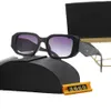 Designer Sunglasses Men Women Fashion Triangle Full Frame Sunshade Mirror Polarized UV400 Protection Glasses with Box