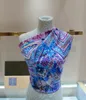 2024 Designer Silk Scarf For Women Men Top Brand pannband Classic L Letter New Style Ring Gift for Girl Paradise FlowerPrinted Silk Scarf 90x90cm