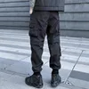 Calças masculinas hksh primavera funcional carga escura techwear chique macacão moda solta leggings alta rua maré calças hk0710