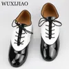 Dance Shoes WUXIJIAO Men's PU Leather Latin/ Modern Ballroom Dancing Party Square