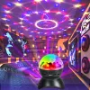 Haut-parleurs Dj Haut-parleurs Boule Disco Sans Fil Bluetooth Musique Rotation Lumière De Scène RVB Stroboscope Laser Projecteur Rechargeable Lumière De Fête