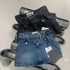 تنورات mexzt y2k denim mini women streetwear harajuku حزام جينز تنورة خمر الكورية عالية الخصر نحيف جميعها تطابق خط