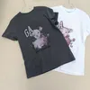 Women's T Shirts 24 early spring new volcanic gray sheep digital printing loose round neck loose short-sleeved cotton T-shirt