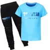 Barnkläder sätter Trapstar Children Tracksuits Shorts ärmar Tshirts Pants Toddler Boys Girls Youth T-shirts Byxor Summer Sport Tees Tops Black White Red 100-170