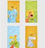 Serviette 1 pièce 26x50cm gaze coton dessin animé Animal Art peint enfants enfants bébé maison salle de bain main visage