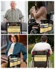 Sacos de armazenamento Saco de cadeira de rodas geométrica marroquina com bolsos tiras reflexivas braço lado scooter elétrico andando bolsa