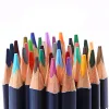 鉛筆24色セット水彩鉛筆描画スケッチアートペインティングブラシhnadleコミックグラフィティ木製色の鉛筆と金属箱
