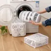 Waszakken wasmachine schoentas multi-use mesh duurzame versterkte sneaker wassen draagbare reiniging