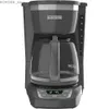 Koffiezetapparaten Black+Decker 12-Cup* Programmeerbare koffiezetapparaat Gray Y240403