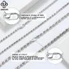 Kettingen rinnntin luxe 925 sterling zilveren diamantcut touw ketting ketting voor mannen dames mode Italiaanse zilveren nekketen sieraden sc29