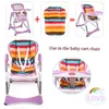 Barnvagnsdelar Rainbow Pram Cushion Car Seat Pad Kids Presschair Mat Accessories Trolley Madrass Baby Baby