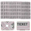 Party -Dekoration 100pcs Paper Verlosung Tickets Events Labels Universal für Festivalspiele