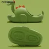 Cute Dinosaur Cartoon Childrens Summer Shoes Soft Eva Slides Boys Girls Beach Slippers Comfort Funny Design Kids Slippers 240318