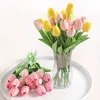 Fleurs décoratives 5 / 10pcs Tulip Bouquet artificiel Pe.