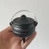 Party Decoration Mini Cast Iron Witch Cauldron för Halloween