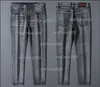 2024 Neue Frühlings-/ Herbst -Herren zerrissen Slim Fit Elasticity Jeans Herrengeschäft berühmte klassische Casualhose Fashiom Marke Designer Jeans -Hosen G668