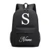 Backpacks Custom Name Rucksack Soft Large Kapazität Schoolbag 2023 Schulsaison Neue College -Studenten Reisen im Freien Rucksack