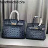 Genuine Leather Bk Handbag Womens Bag 35 30 Picotin 18 22 Leather High Texture Crocodile Bone Fabric Light Luxury Versatile Youth One Shoulder Messenger