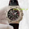 AP Diving Wrist Watch Royal Oak Offshore Series Limited Edition Red Inversed Time Standard Automatic Mechanical Mens Watch 26133st Precision Steel 48mm 48 mm