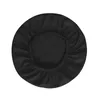 Couvre-chaise PU Le cuir étanche à couverture ronde ronde couleur couleur épaissie d'épaississe