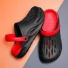 Stiefel Männer Sandalen Sommer Beach Slipper Mann Sandalen Outdoor Eva Hollow Pantoffers Nonslip Plattform Loch Gluten Männer lässige Schuhe Garten