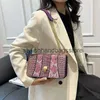 Cross Body Fashion Bag For Women 2024 New Trendy Versatile Shoulder Eagle Head Snake Mönster Spliced ​​Chain Crossbody H240403